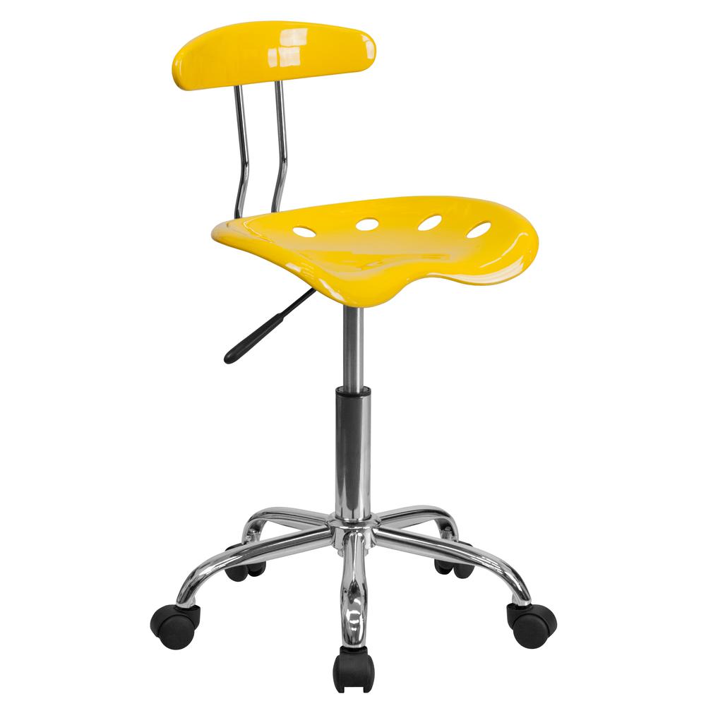 Swivel Task Chair | Adjustable Swivel Chair for Desk and Office with Tractor Seat
