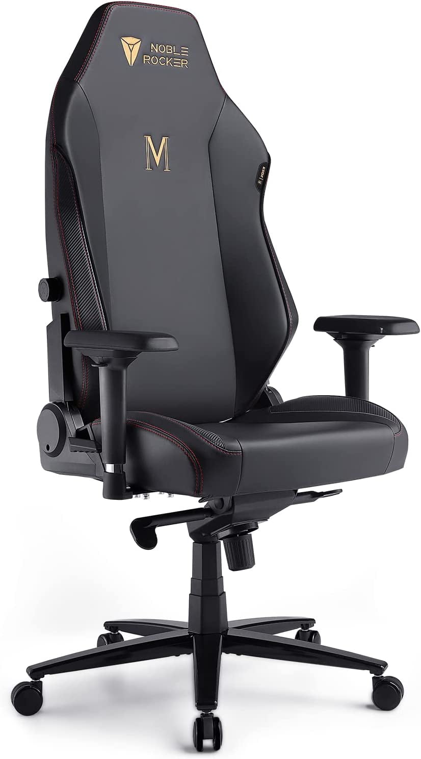 Noblerocker Gaming Chair Ergonomic PC Game Chair Big and Tall Comfortable Large Pu Regular