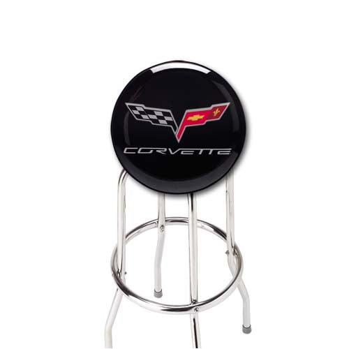 Corvette Counter Stool with C6 Logo