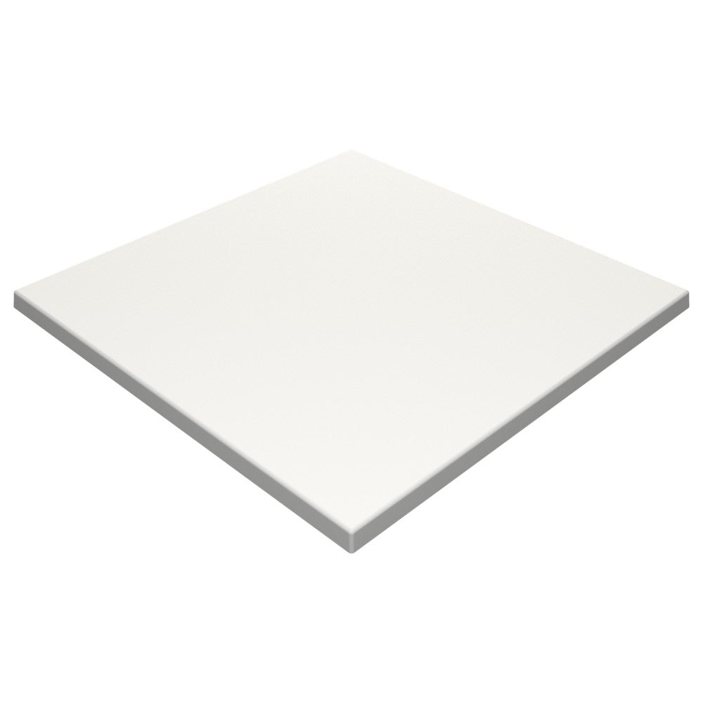 Werzalit White 600mm Square Duratop by SM France