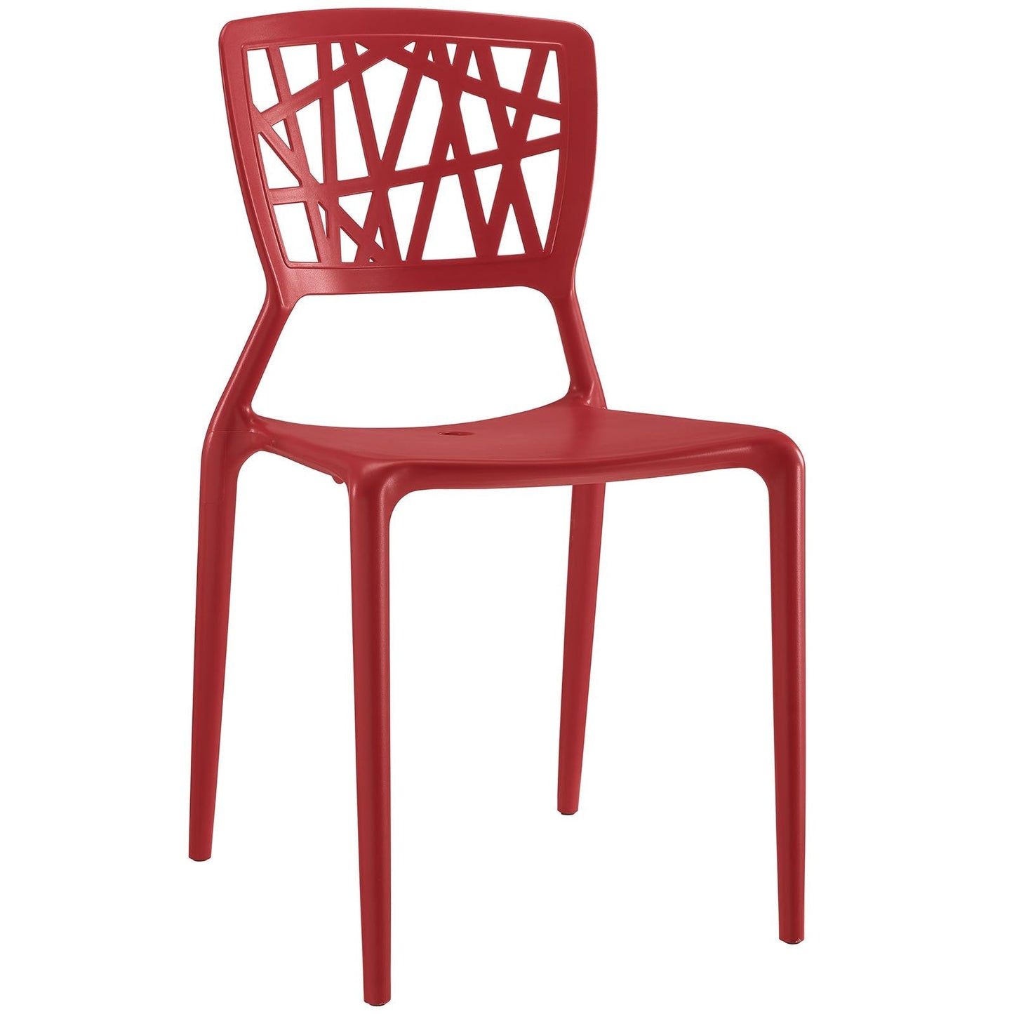 Astro Dining Side Chair Red