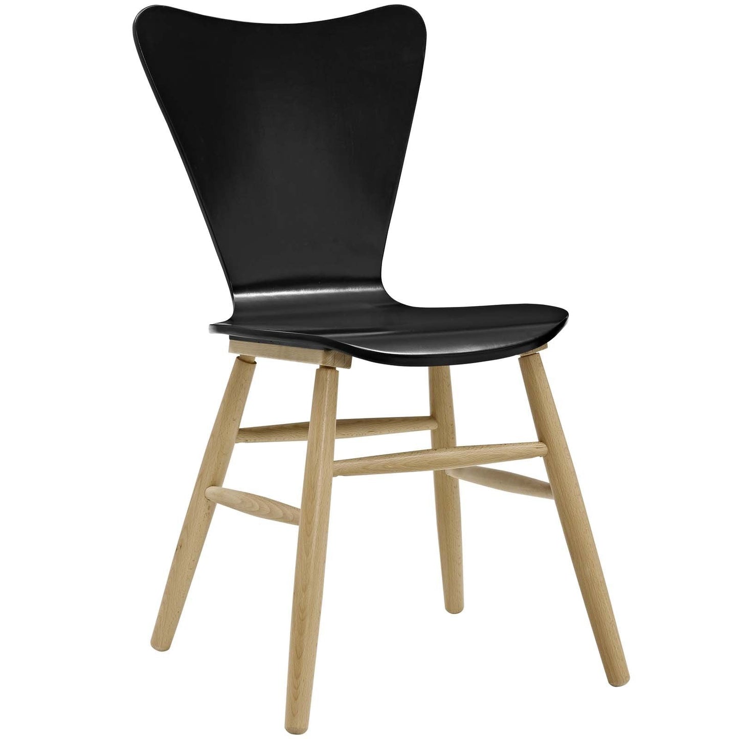 Cascade Wood Dining Chair Black
