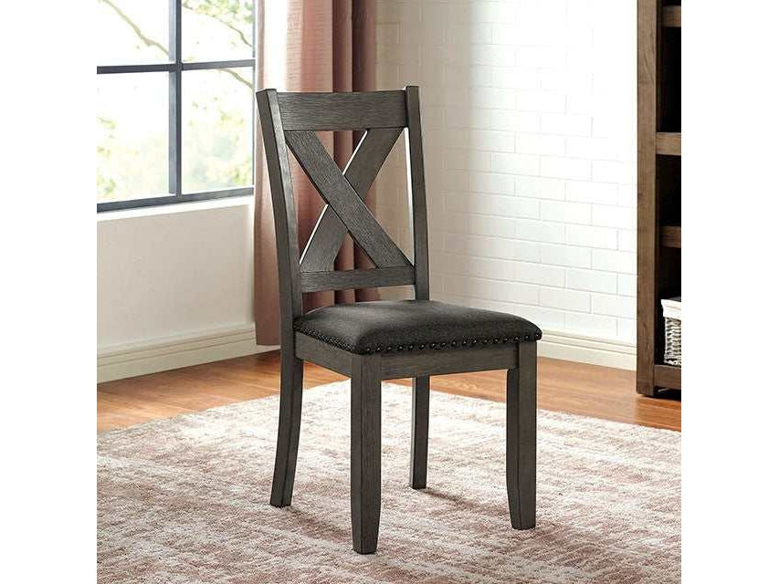 Cilgerran Gray/Dark Gray Side Chair (Set of 2)