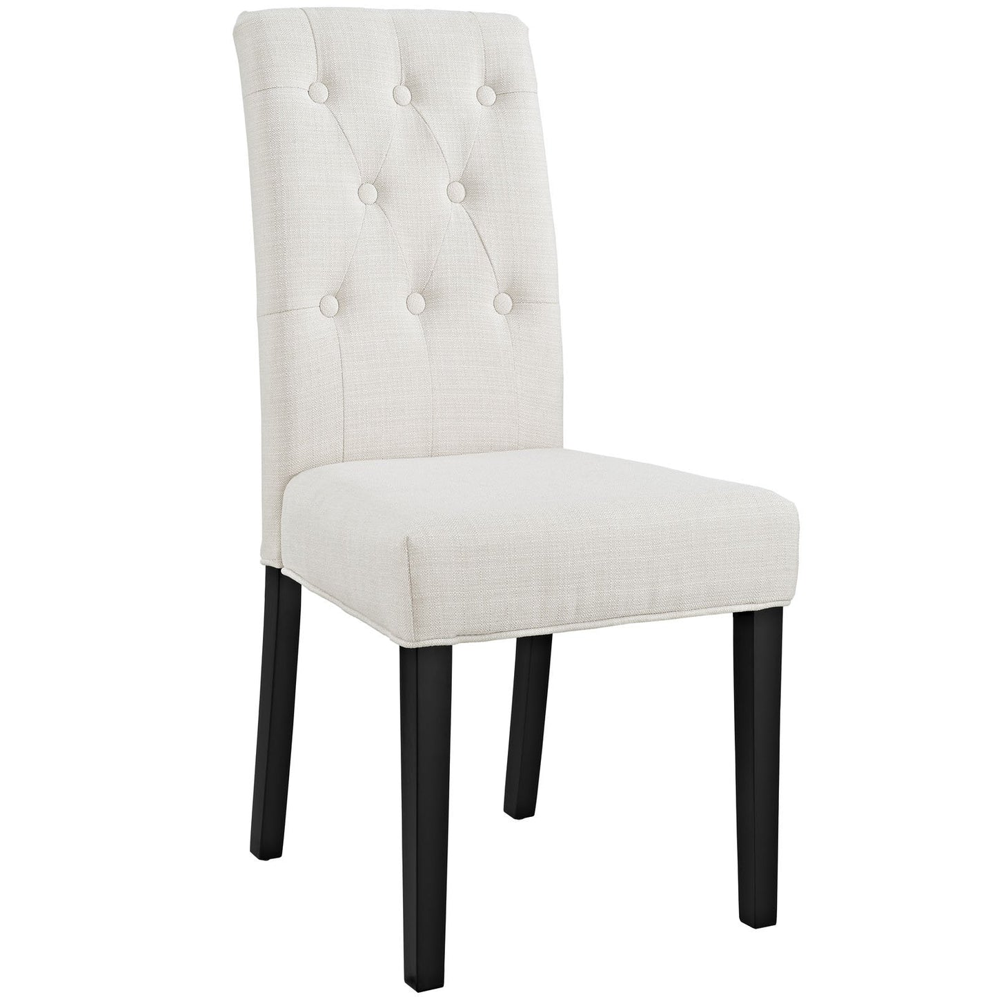 Confer Dining Fabric Side Chair Beige