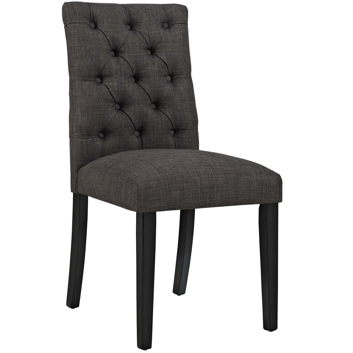 Duchess Fabric Dining Chair Brown