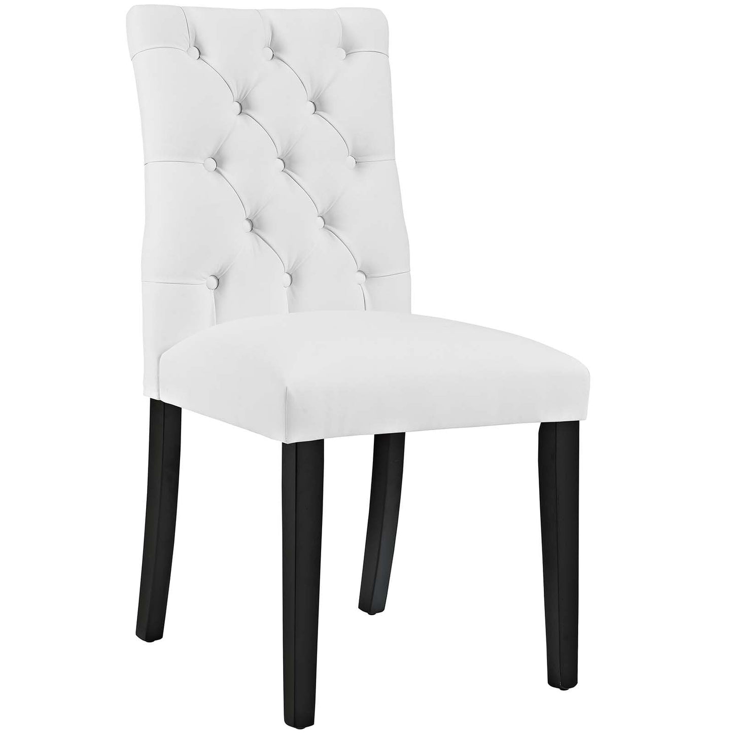 Duchess Vinyl Dining Chair White