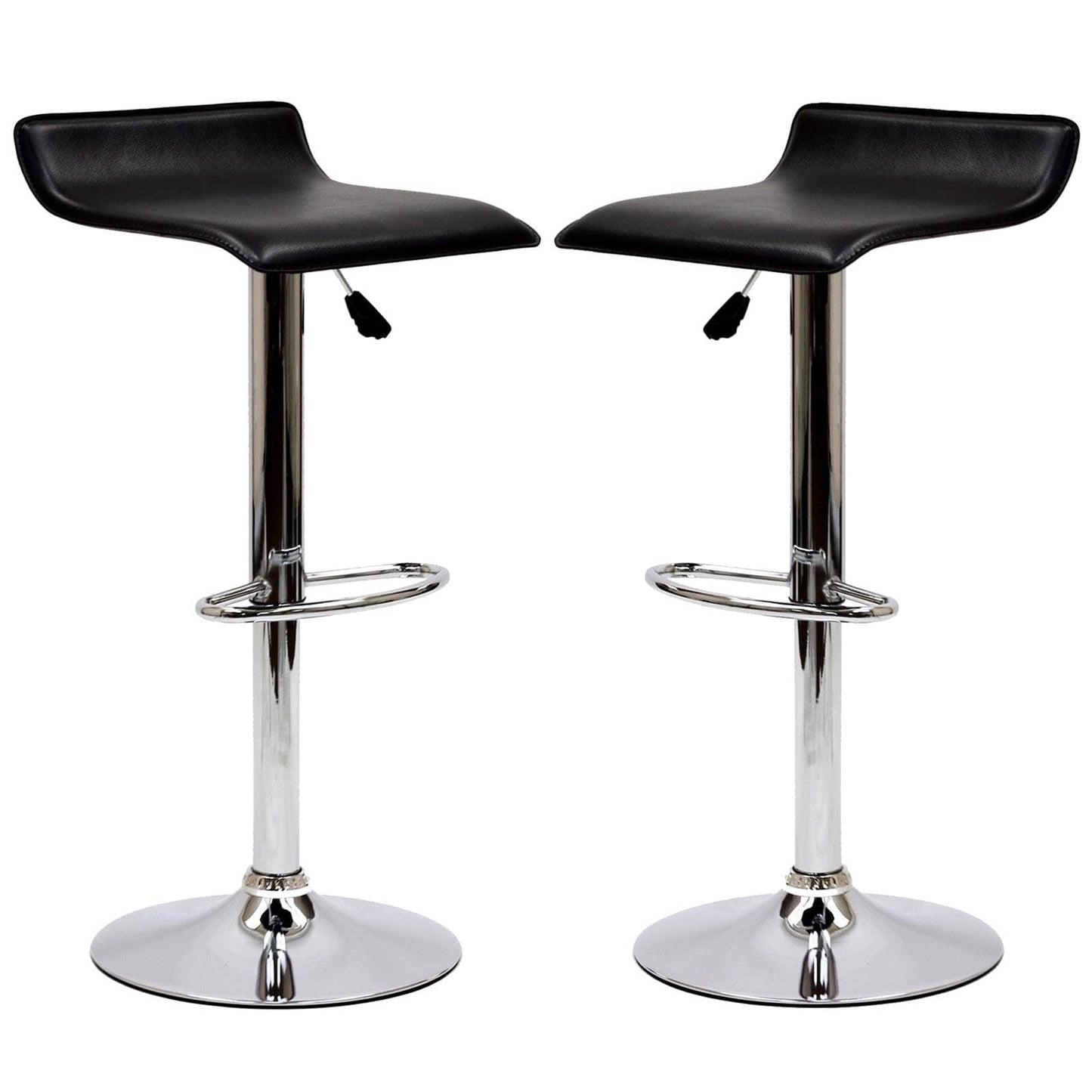 Gloria Bar Stool Set of 2 Black