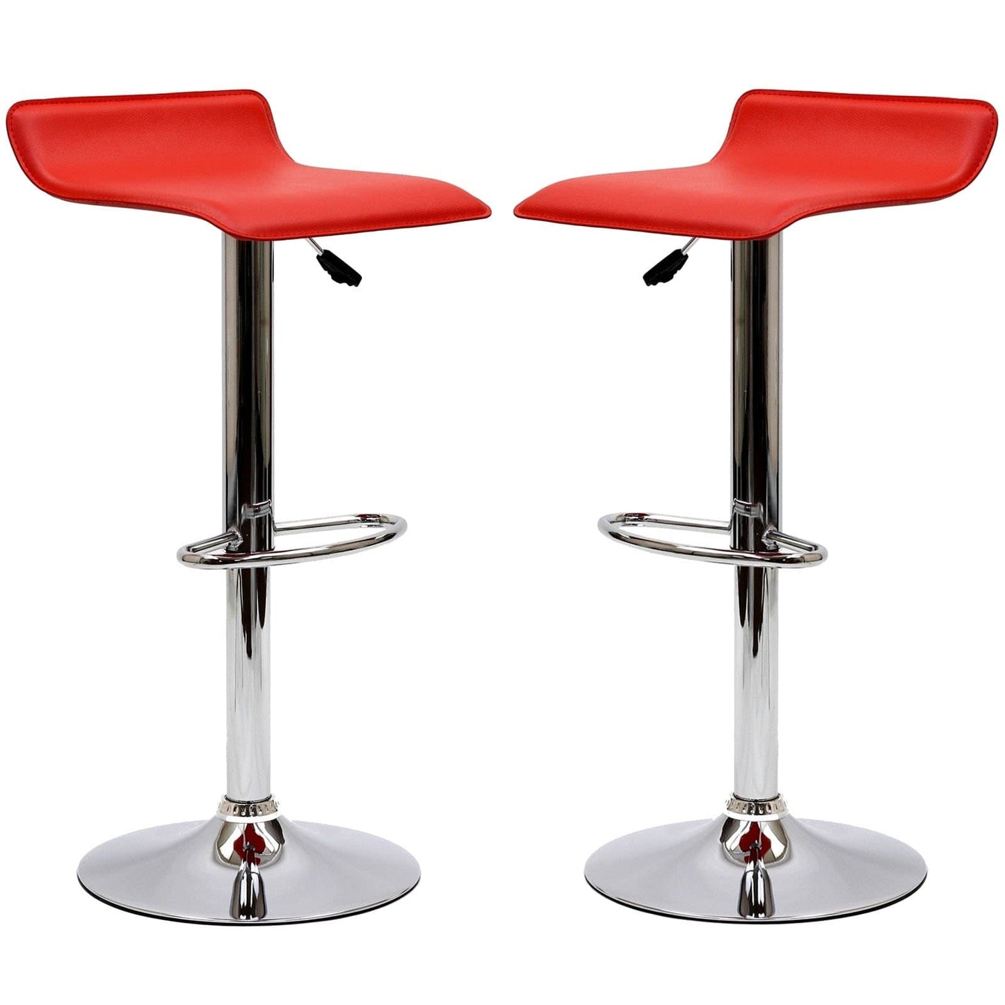 Gloria Bar Stool Set of 2 Red