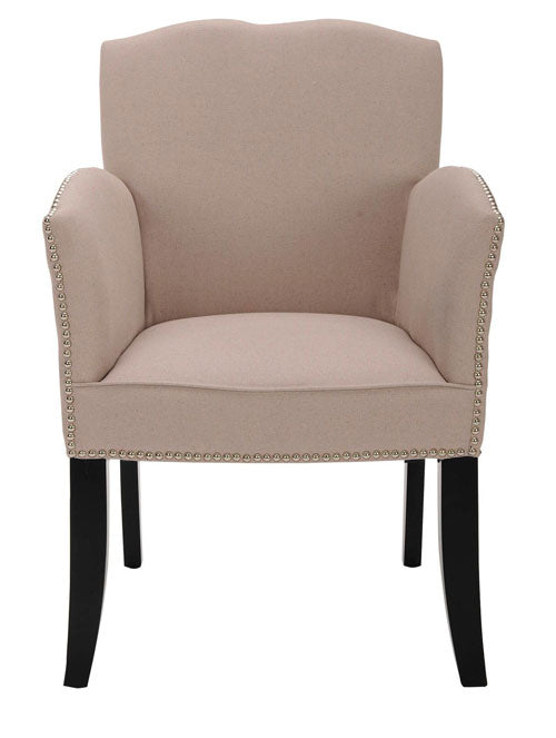 Rachel Arm Chair W/ Silver Nail Head