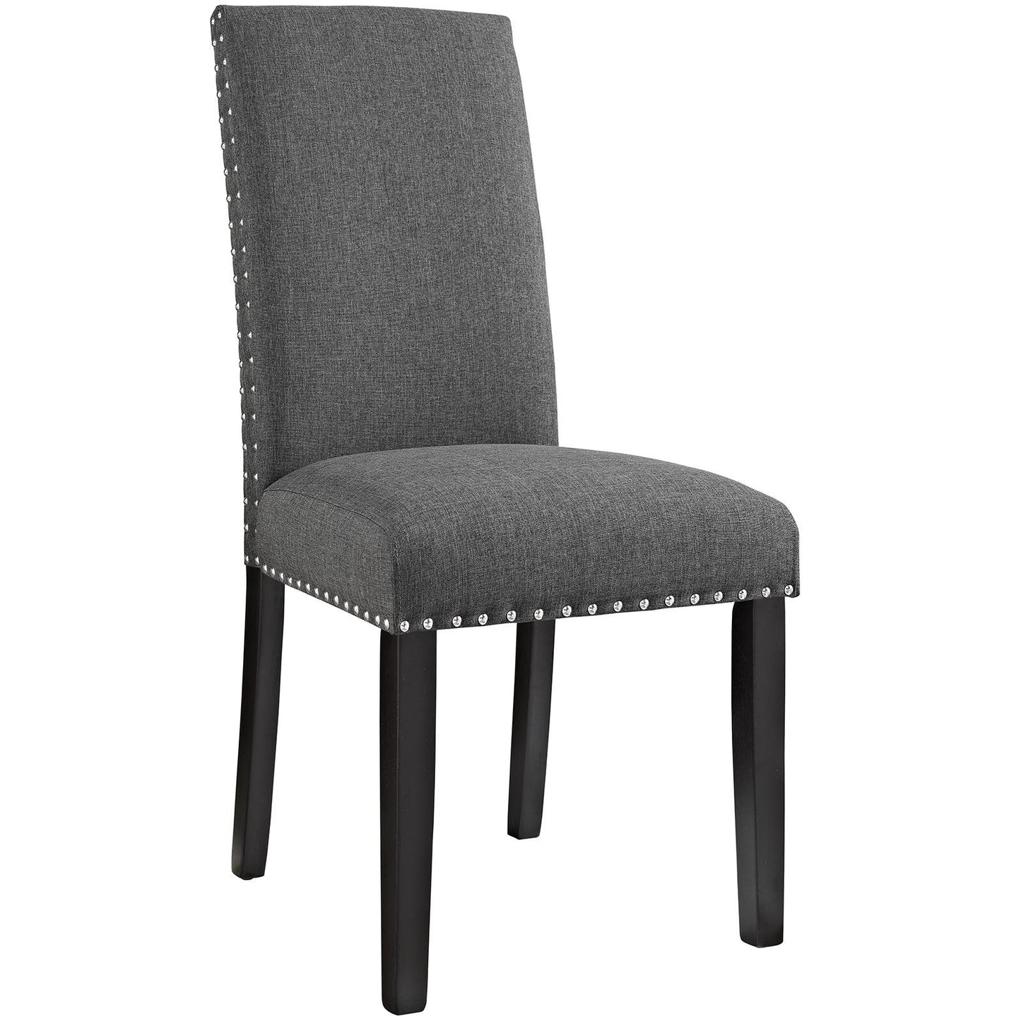 Parcel Dining Upholstered Fabric Side Chair Gray