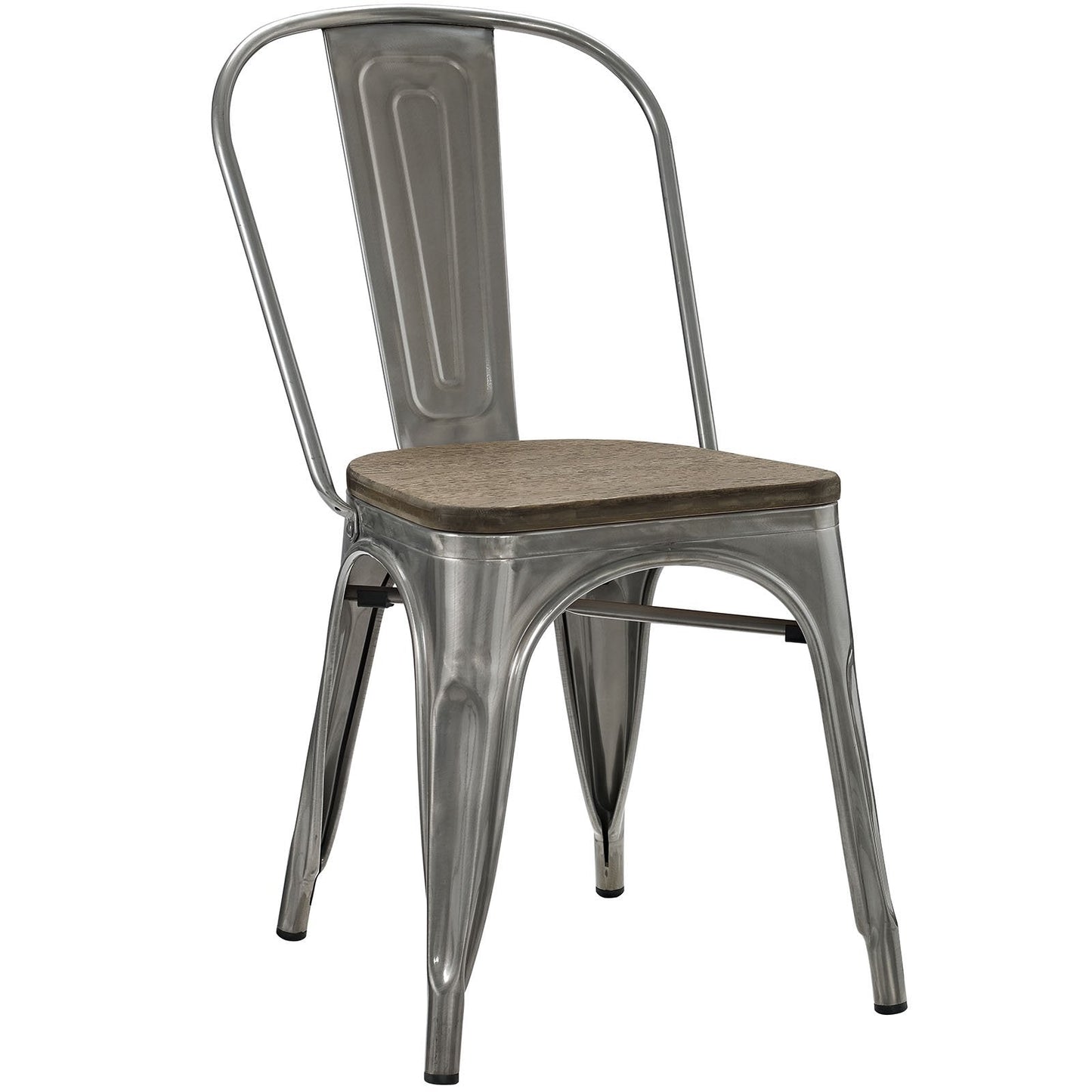 Promenade Bamboo Side Chair GunMetal