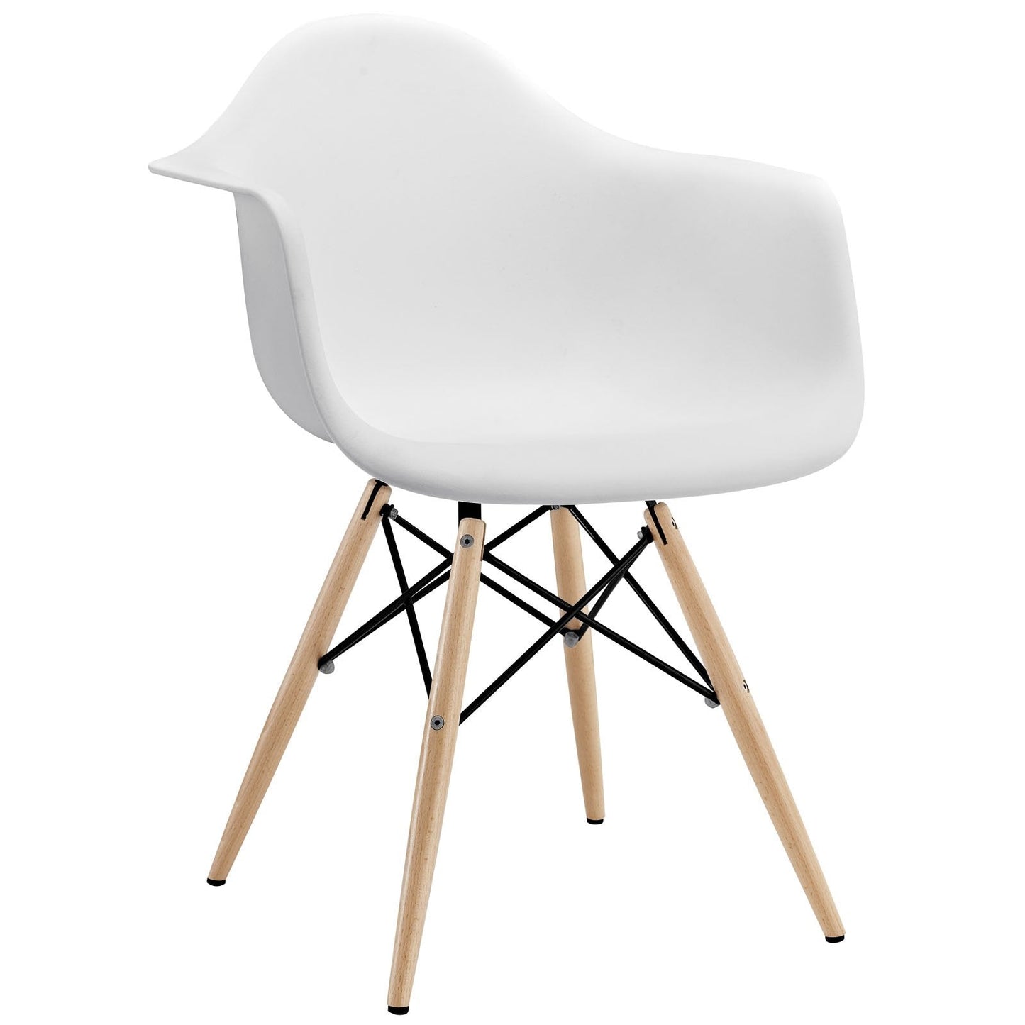 Pyramid Dining Armchair White