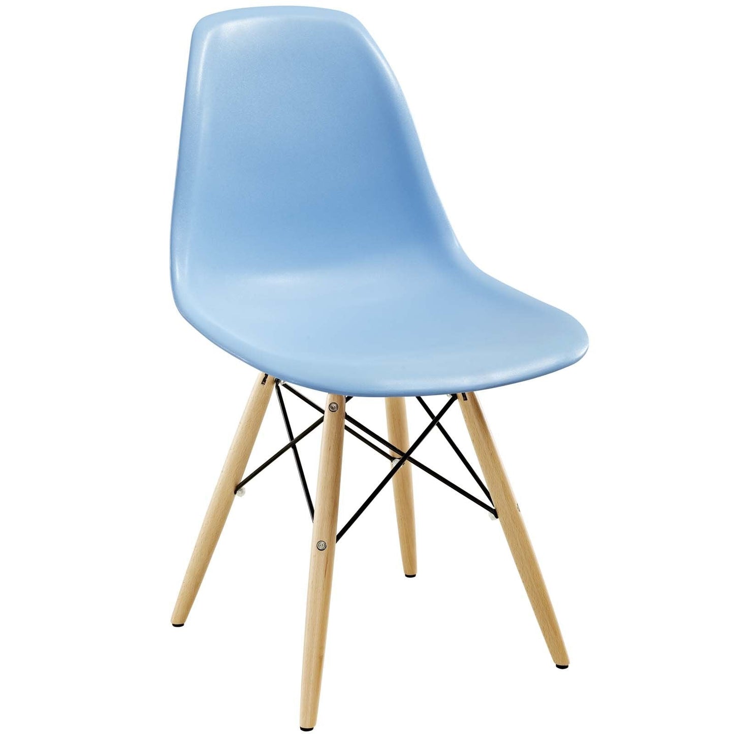 Pyramid Dining Side Chair Light Blue