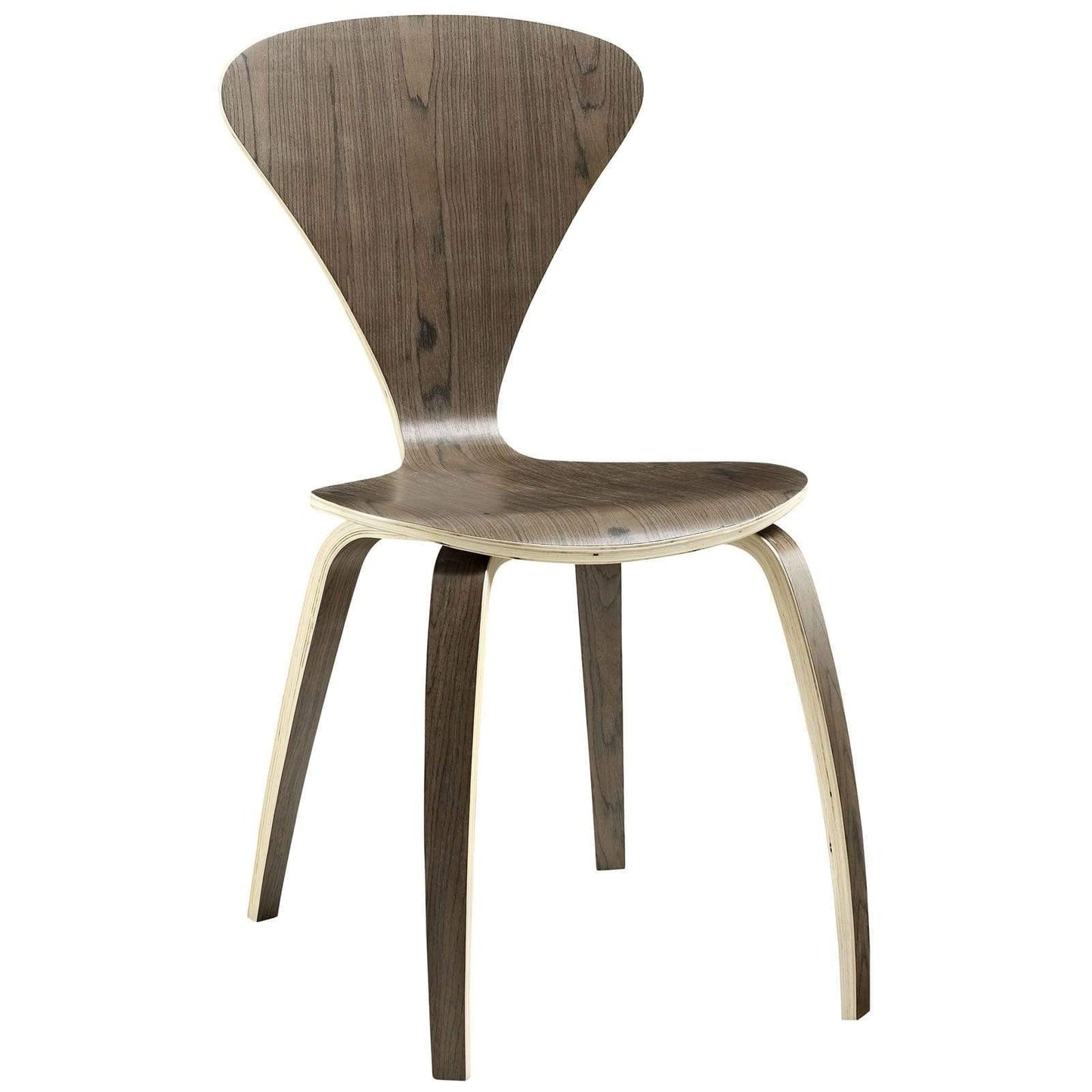 Vortex Dining Side Chair Dark Walnut