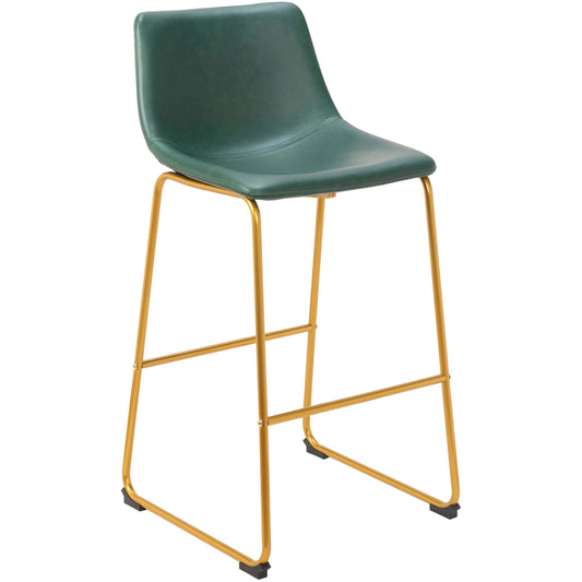 Augusta Barstool, Green/Gold