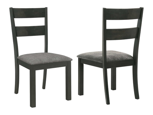 Jakob Black / Dark Grey Side Chair