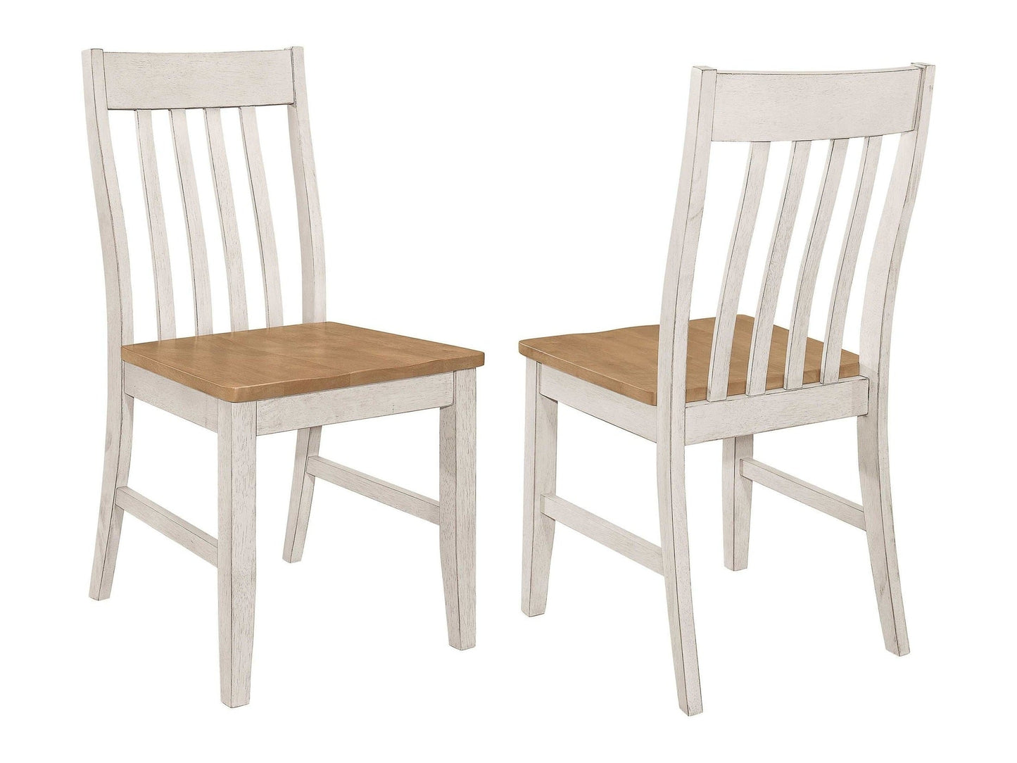 Kirby Rustic Off White / Natural Side Chair