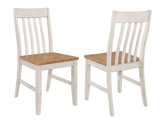 Kirby Rustic Off White / Natural Side Chair