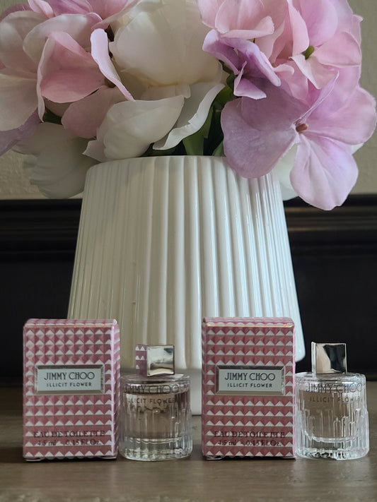 Jimmy Choo Illicit Flower Eau de Toilette Minis for Women (Set of 2)