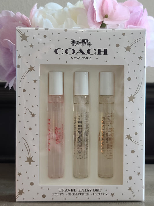 Coach Eau de Parfum Travel Spray Set for Women