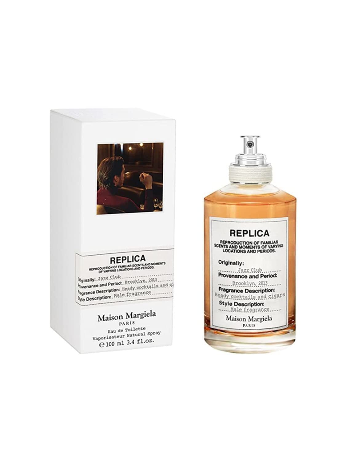 Maison Martin Margiela 'Replica' Jazz Club Eau de Toilette for Men 100ml Rare, 3.38 Fl Oz
