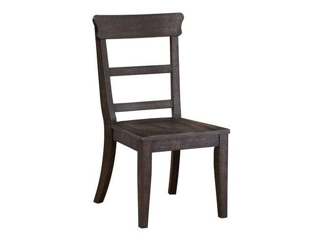 Leonidas Antique Black Dining Chair (Set of 2)