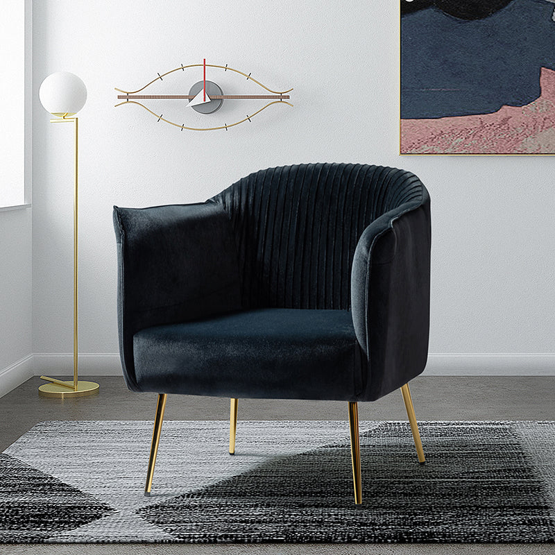 Aduna Modern Upholstered Barrel Armchair