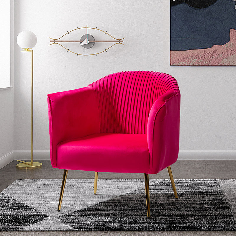 Aduna Modern Upholstered Barrel Armchair