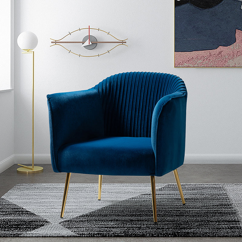 Aduna Modern Upholstered Barrel Armchair