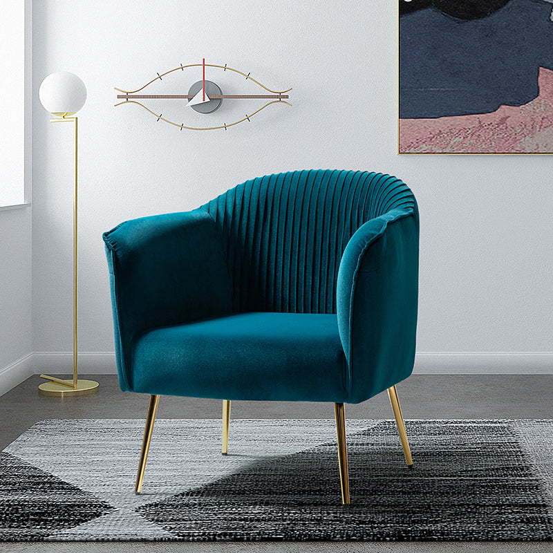 Aduna Modern Upholstered Barrel Armchair
