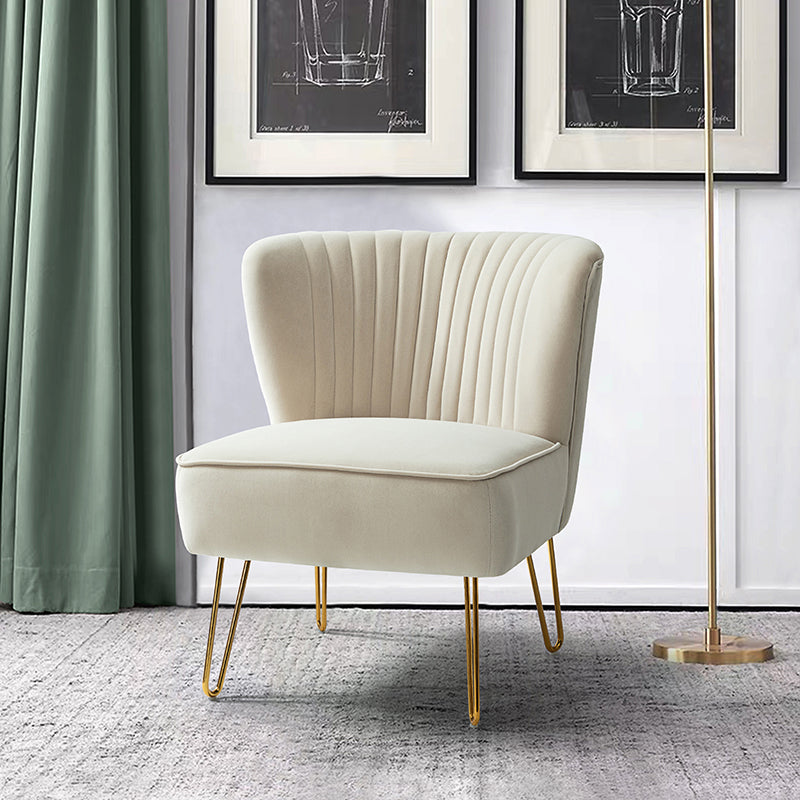 Ainhoa Velvet Tufted Back Side Chair