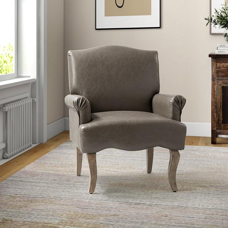 Austin Vegan Leather Armchair - Hulala Home