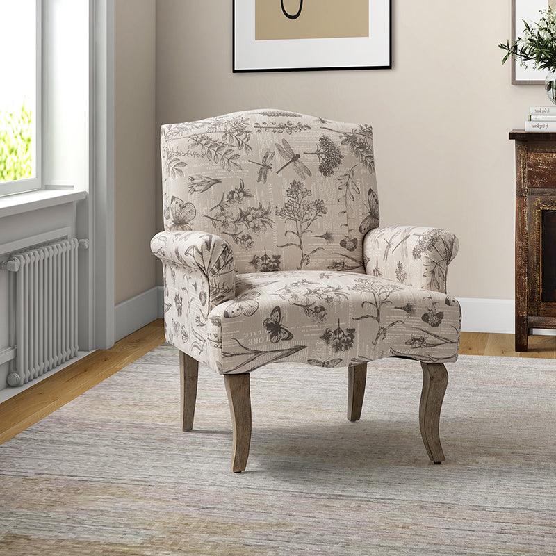 Austin Floral Fabric Armchair - Hulala Home
