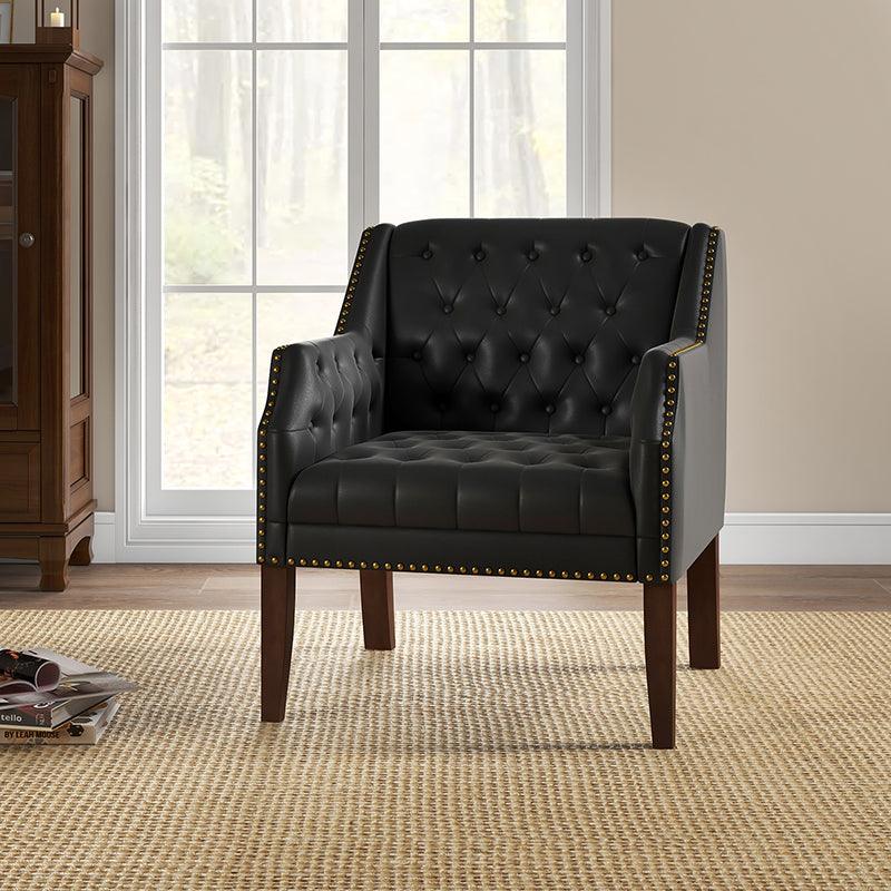 Paulo Vegan Leather Armchair - Hulala Home