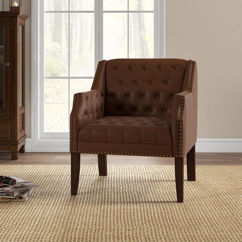 Paulo Vegan Leather Armchair - Hulala Home