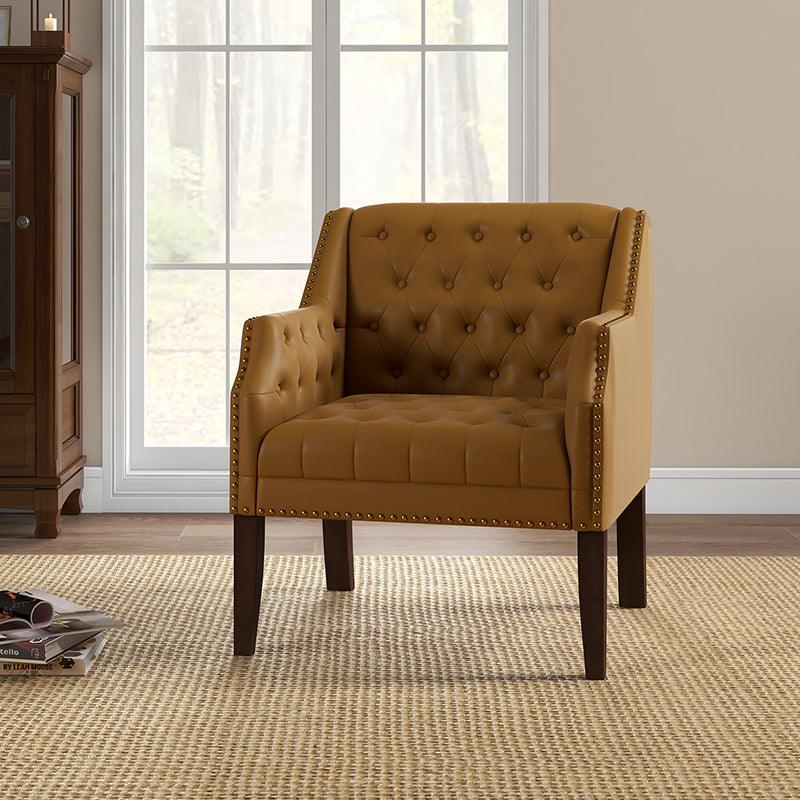 Paulo Vegan Leather Armchair - Hulala Home