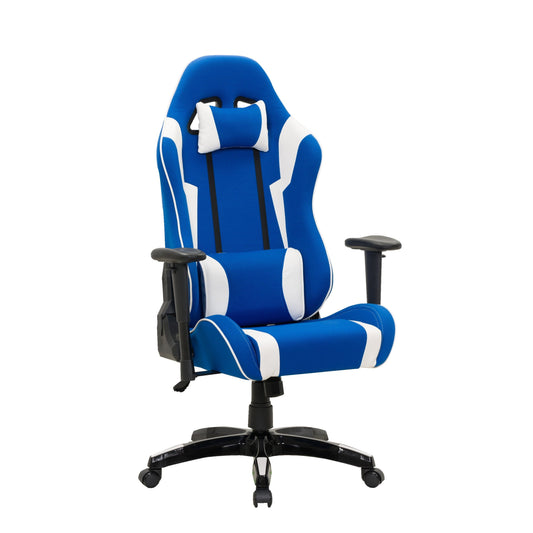 CorLiving High Back Adjustable Ergonomic Gaming Chair, Blue