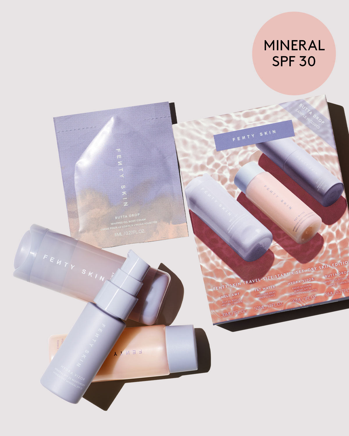 Fenty Skin Travel-Size Start'r Set with Mineral SPF: Dry Skin Edition - AU/NZ