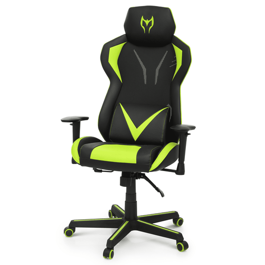 Magshion Gaming Chair Racing Style Computer Gamer Chair, Ergonomic Desk Office PC Chair with Wide Seat, Reclining Back, Adjustable Armrest for Adult Teen, Green