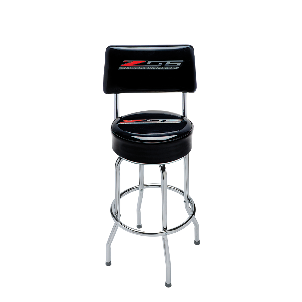 Corvette Counter/Pub Stool w/Back : C7 Z06
