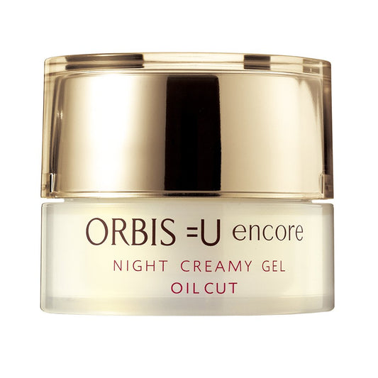 Orbis U Encore Oilcut Night Creamy Gel 30g - Night Moisturizer - Highly Moisturizing Face Gel