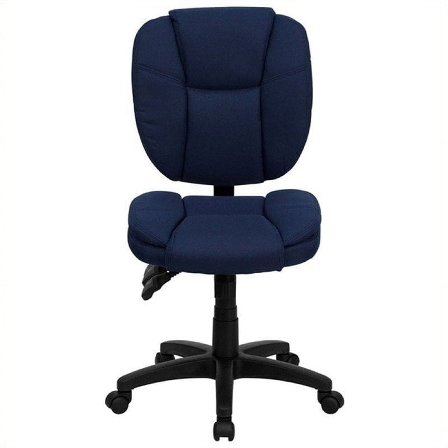 Scranton & Co Mid-Back Ergonomic Task Office Chair in Navy Blue