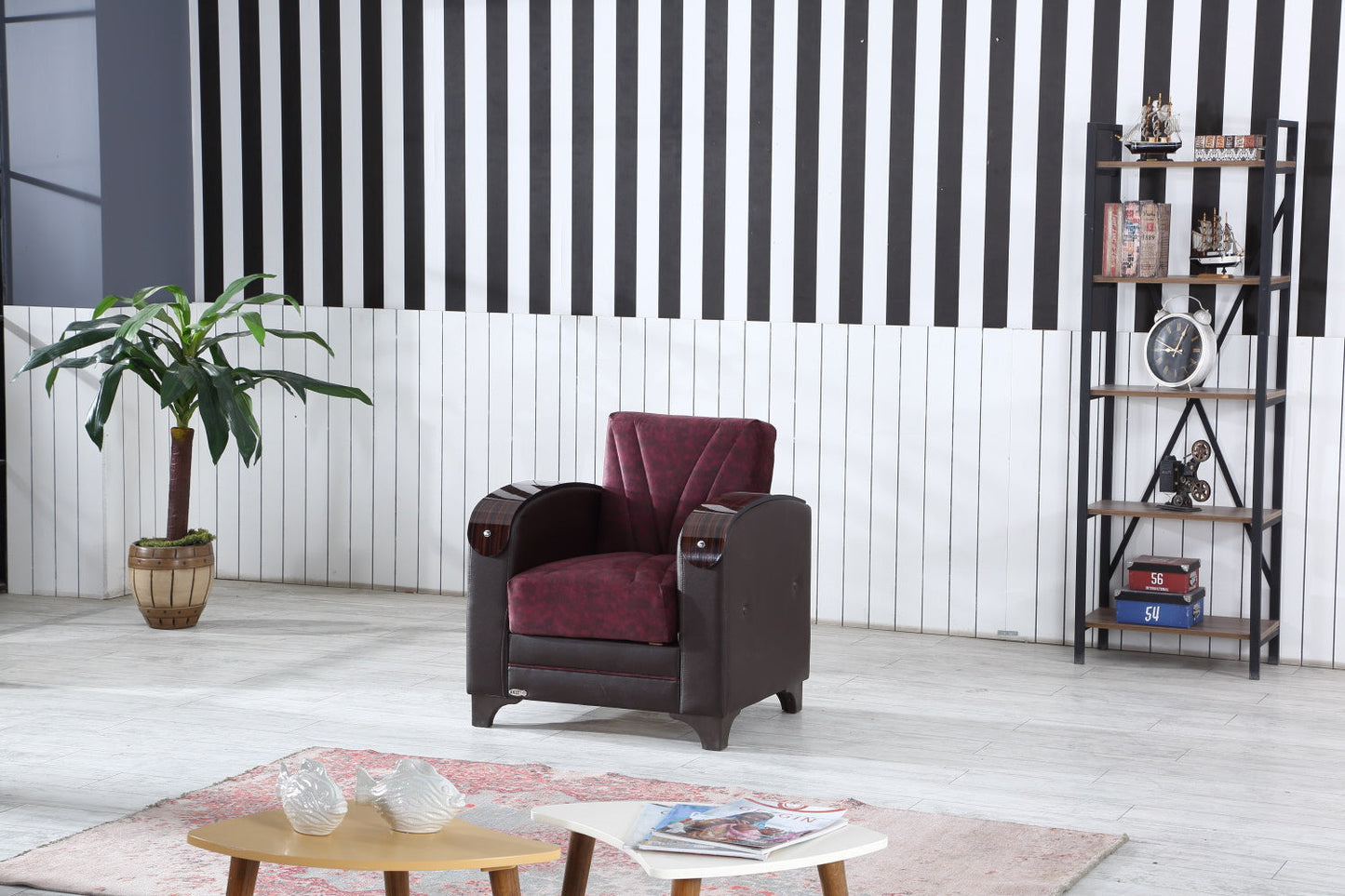 Senem Chair Burgundy