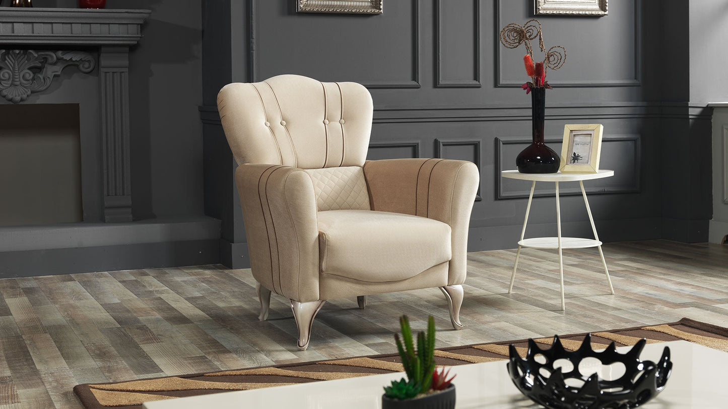 Tunay Livingroom Chair Khaki