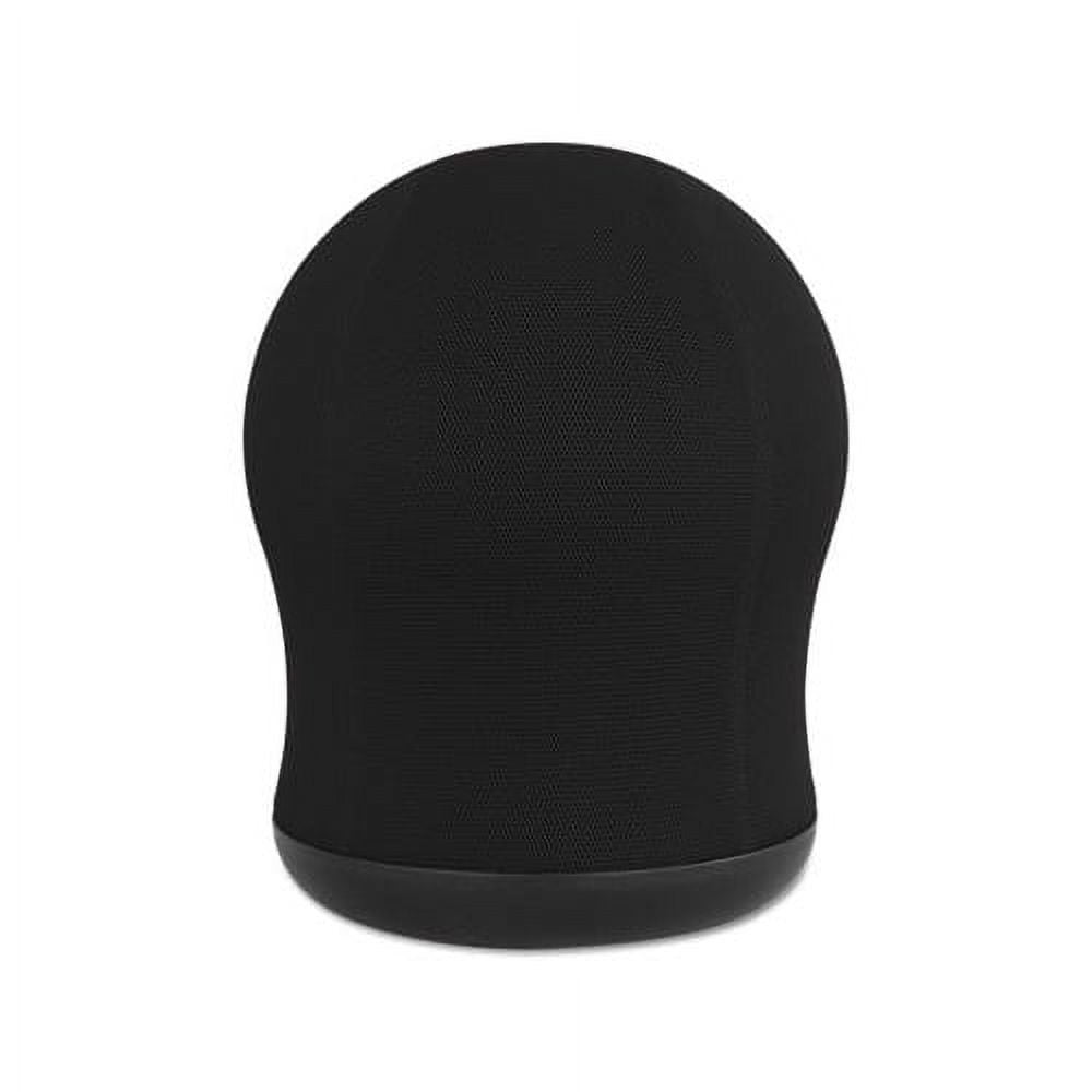 Zenergy Swivel Ball Chair Black Seat/Black Back, Black Base