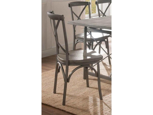Kaelyn II Side Chair in Gray Oak and Sandy Gray (Set of 2) - Ornate Home