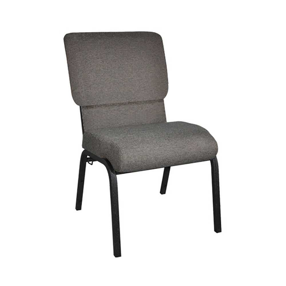 Advantage Fossil Church Chair with Book Rack 20.5 in. Wide