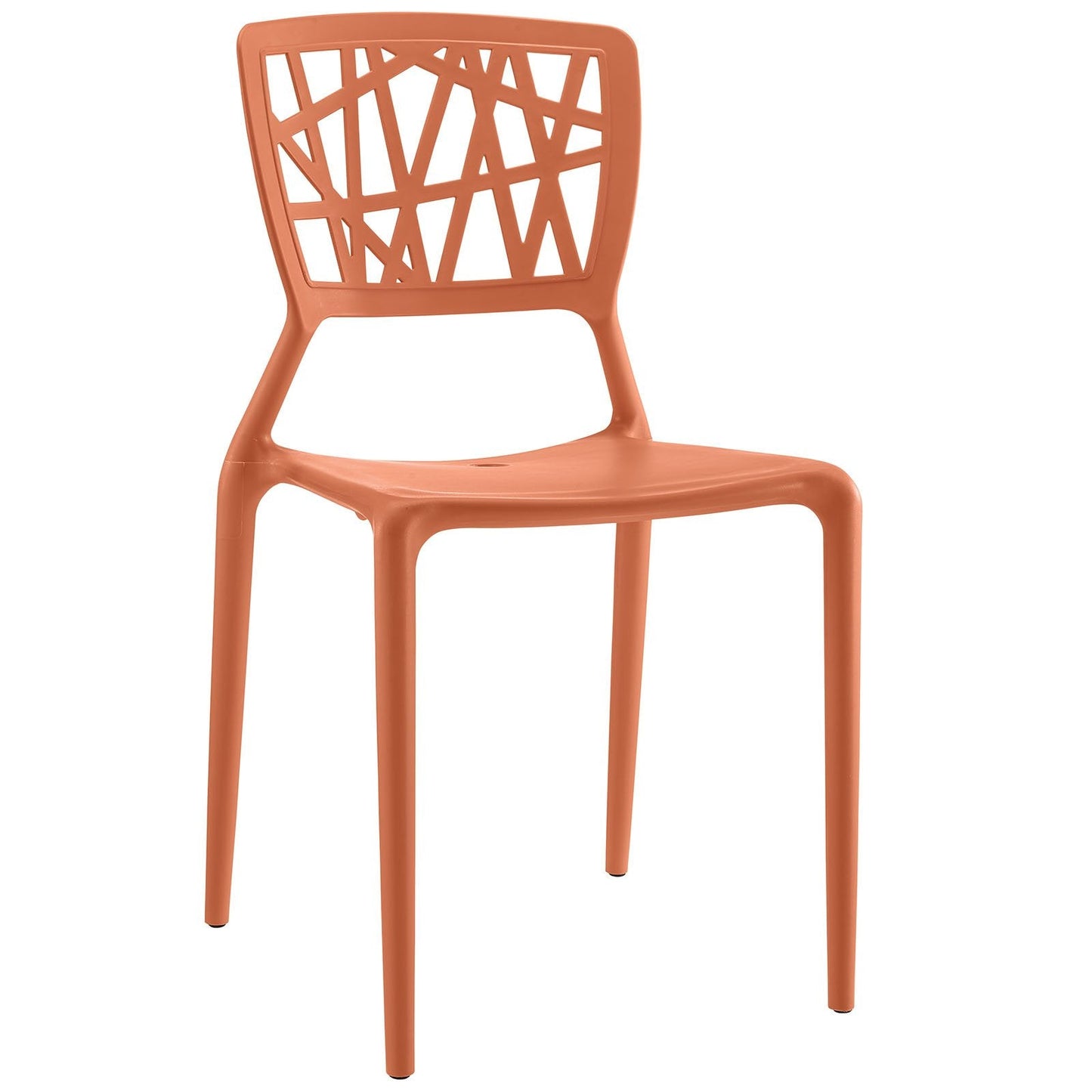 Astro Dining Side Chair Orange