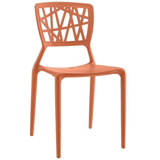Astro Dining Side Chair Orange