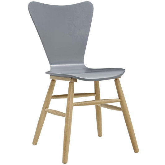 Cascade Wood Dining Chair Gray